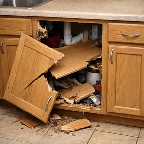Broken Cabinet in Abandoned Warehouse-1