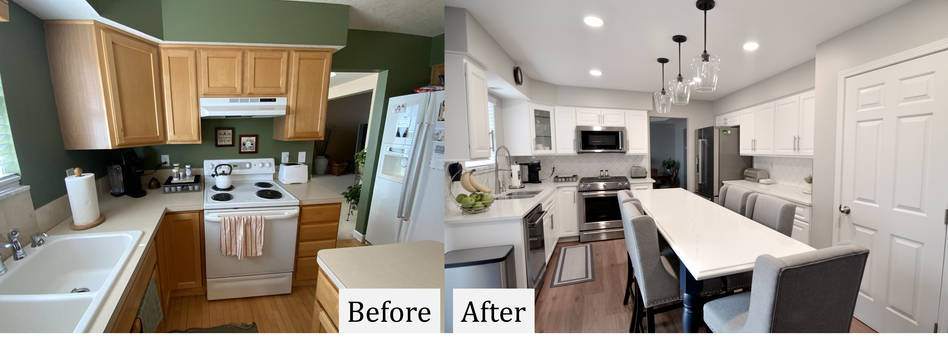 Kitchen Before and After
