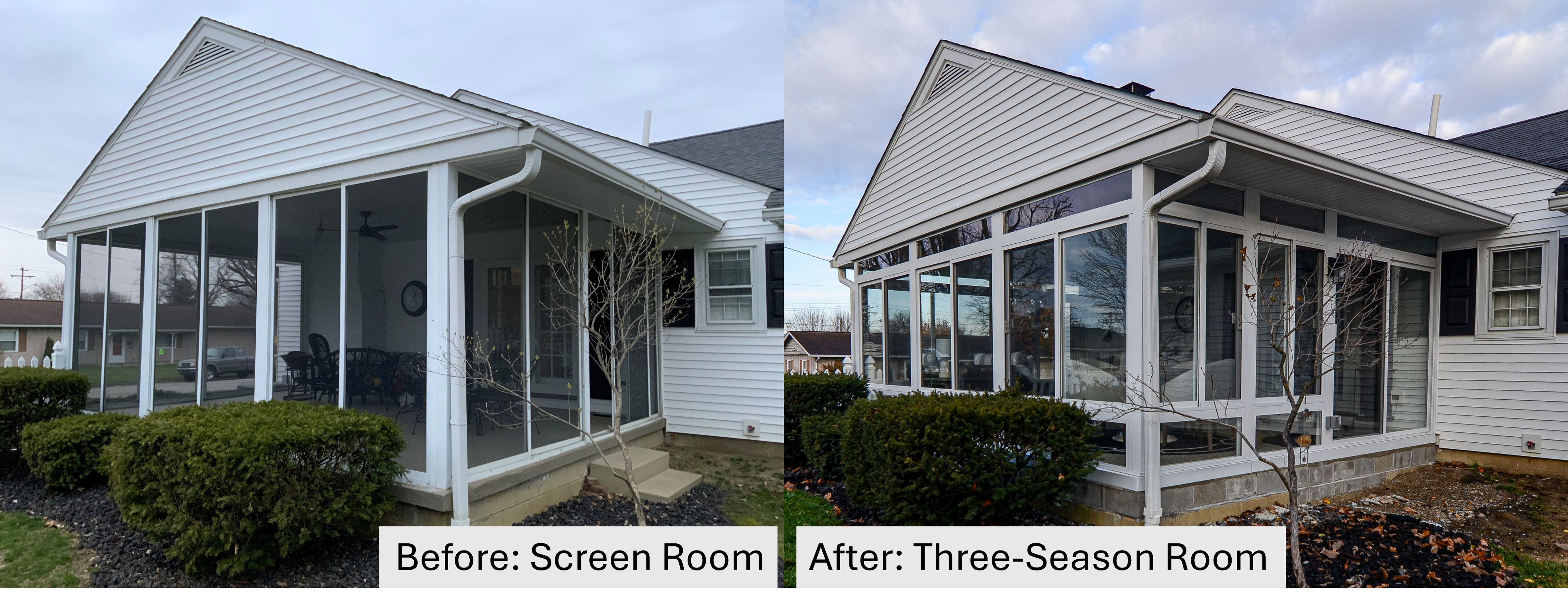 Under Existing Screen to Three Season Room-1