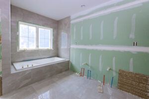 JSB Home Solutions working on a bathroom renovation